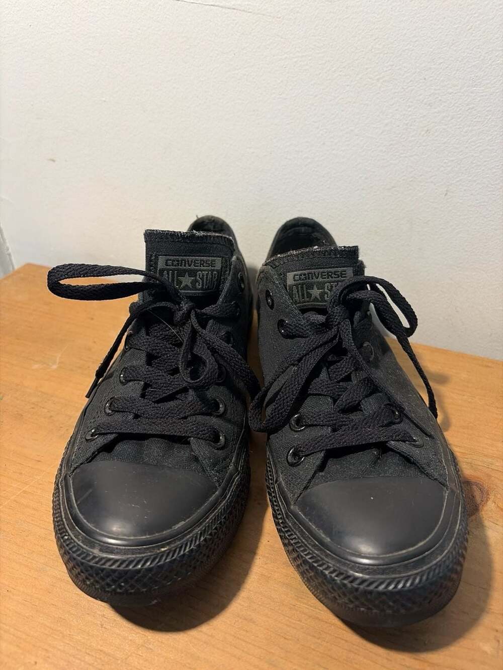Converse Chuck Taylor All Star Low Top Monochrome Black Canvas Shoes M5039